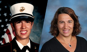 teacher doing work with a student