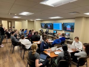 Using CUW’s New Simulation Lab in Physical Therapy