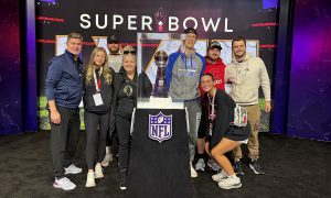 Fully immersed at the biggest game of the year